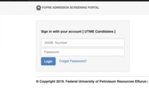 How to check FUPRE admission status