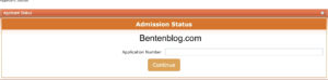 Offa Poly admission status checking page