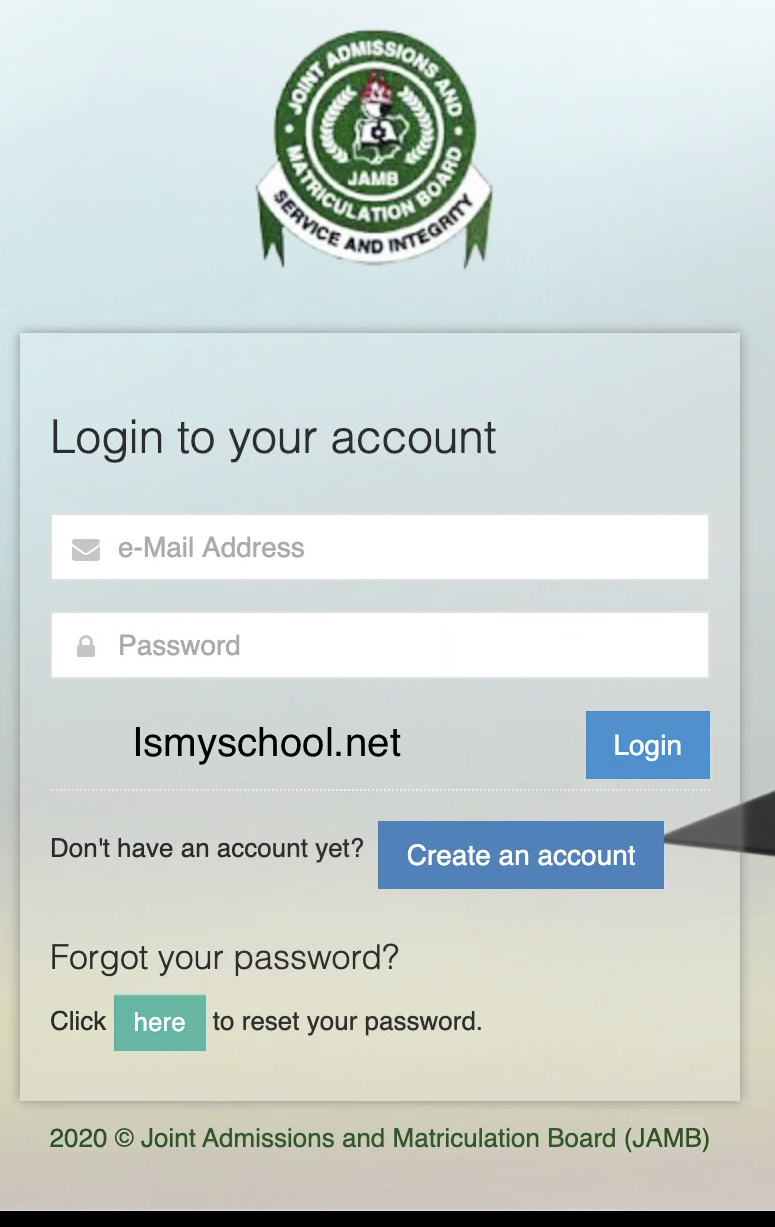 How To Log In To Jamb Portal 2021 Login pages Info