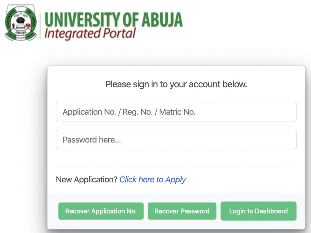 UNIABUJA Portal Login | How To Login And Check portal.uniabuja.edu.ng