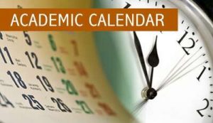 academic calendar